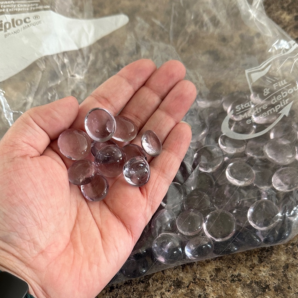 Glass Pebbles for Crafts and Decor